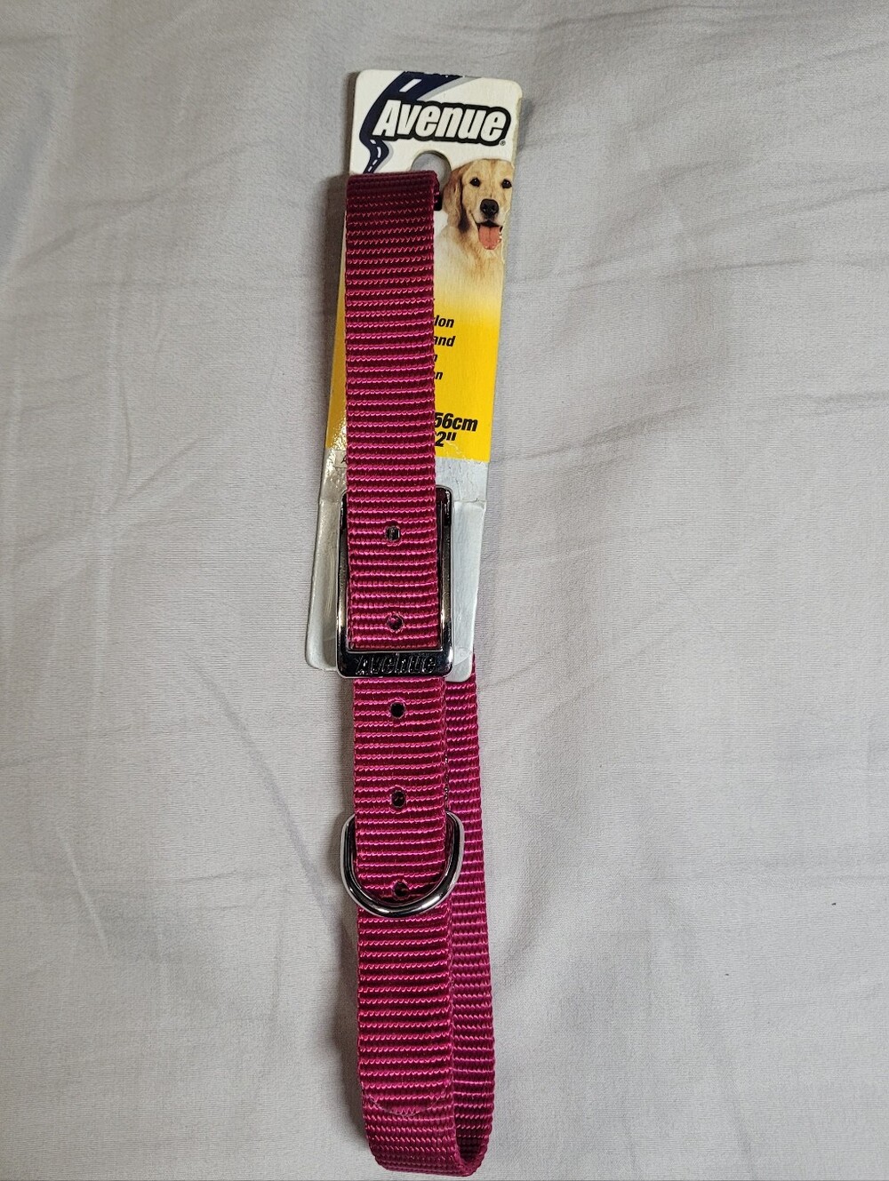 Pink Nylon Avenue Brand Dog Collar